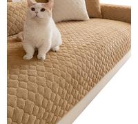 IXMLDAXD El sofá, 1 Pieza, Funda Lavable de Rejilla for sofá 2-3 Cojines, for Mascotas(Brown a,90x180cm)