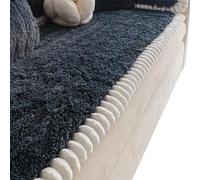 IXMLDAXD El sofá, 1 Pieza, Fundas Antideslizantes for sofá de 3 plazas, aptas for Mascotas, Almohadillas Gruesas(Blue,90x160cm)