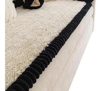 IXMLDAXD El sofá, 1 Pieza, Fundas Antideslizantes for sofá de 3 plazas, aptas for Mascotas, Almohadillas Gruesas(White,70x180cm)