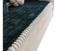 IXMLDAXD El sofá, 1 Pieza, Fundas Antideslizantes for sofá de 3 plazas, aptas for Mascotas, Almohadillas Gruesas(Green,90x180cm)