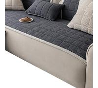IXMLDAXD El sofá, Funda for Asiento de Perro, Fundas Antideslizantes for sofá 3 plazas, for, Almohadillas Gruesas, aptas for Mascotas(Grey,90x210cm)