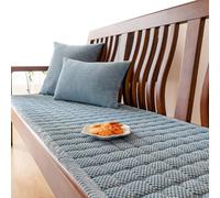 IXMLDAXD El sofá, Funda for sofá de 2-3 Cojines, Antideslizante, 1 Unidad(Blue,50cmx160cm)