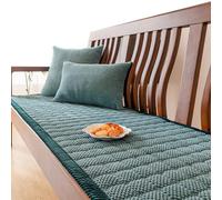 IXMLDAXD El sofá, Funda for sofá de 2-3 Cojines, Antideslizante, 1 Unidad(Green,70cmx150cm)