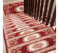 IXMLDAXD escaleras de escaleras, Alfombras Antideslizantes for escaleras, rectangulares Autoadhesivas de 10 x 30 Pulgadas, Ideales for niños y Perros (Paquete 5)(3)