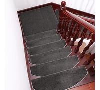 IXMLDAXD escaleras de escaleras, Juego de 5 alfombras Autoadhesivas for Interiores, Ideales for escaleras y Otras Necesidades Seguridad for Personas Mayores, niños Mascotas(4,65 * 24+3cm)