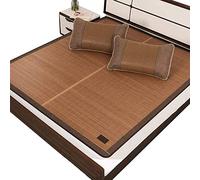 IXMLDAXD Esterilla para Dormir en Verano, Estera for Dormir de Verano, Estera de Aire Acondicionado, Duradera, de bambú, Plegable, fácil de almacenar for domos de dormitorios Escolares(B,1.5x2m)