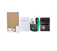 IXMLDAXD Impresora, Mini Impresora inalámbrica portátil de Recibos con Bluetooth 58 mm(Green Printer)