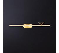 IXMLDAXD lámparas de pared, Luz LED for maquillaje de baño con espejo, aplique pared interior latón, 40 cm y 50, 3 modos color(L)