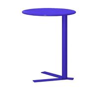 IXMLDAXD Mesa Lateral, Mesa Auxiliar Redonda Moderna y Elegante for sofá, Ideal for Sala de Estar Dormitorio(19.7″dx23.6″h,Blue)