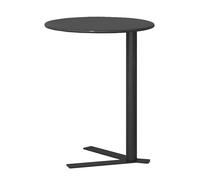 IXMLDAXD Mesa Lateral, Mesa Auxiliar Redonda Moderna y Elegante for sofá, Ideal for Sala de Estar Dormitorio(15.8″dx23.6″h,Black)