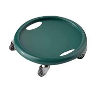 IXMLDAXD Ronda AB, Ejercitador de Abdominales con Placa Deslizante 4 Ruedas, Sistema multifunción Ejercicio Corporal, Rodillo Fitness, Rueda silenciosa(Grün)