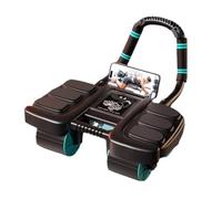 IXMLDAXD Ronda AB, Rodillo Abdominal for Ejercicios Abdominales en Interiores, Rueda de Apoyo for, 4 Ruedas autorebotantes(Black)