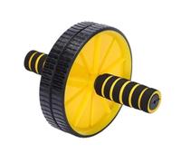 IXMLDAXD Ronda AB, Rodillo for Abdominales, Rueda Abdominal for Entrenamiento de Core, Equipo Ejercicio for el, Ruedas for hogar(Yellow)