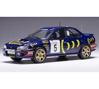 IXO 1/24 IMPREZA 555 WRC 5 RALLY TOUR CARRERAS 1995 SAINZ MODELO ESTÁTICO DIE...