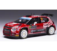 2023 Citroen C3 Rally2 Nº21 Rossel/Dunand Rally Monte Carlo 1:43 IXO Models RAM8