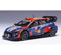 MODELLINO Scala compatible con Hyundai I20 N WRC N.11 CENTR.EUROP.Rally 2023 NEUVILLE-WYDAEGHE 1:43 IXO MODELO RAM909