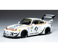 1995 Porsche 911 (993) RWB LBWK Nº41 Blanco 1:43 IXO Models MOC322
