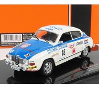 IXO 1/43 SAAB 96 V4 N.18 RALLY 1000 LAGOS 1976 VILKAS 1:43 MODELO ESTÁTICO