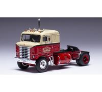 IXO 1/64 CAMIÓN MODELO KENWORTH BULLNOSE 1950 ROJO/BEIGE MODELO ESTÁTICO
