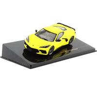 Ixo Chevrolet Corvette C8 2020 Amarillo Modelo a Escala de Coche 1:43