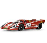 IXO Colecciones 1:8 Porsche 917KH #23 Salzburg - Construcción De Maquetas A Escala, Kit De Maquetas con Función Luz Y Sonido, Piezas Móviles, Carrocería Prepintada Roja