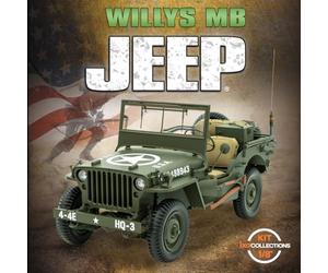 IXO Collections IXO Colecciones 1:8 IXO US Jeep Willys 4x4 - modelismo, maquetas, Kit, Kit de modelismo