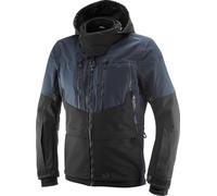 Ixon Asgard Parka impermeable para motocicletas, negro/azul, Talla 4XL