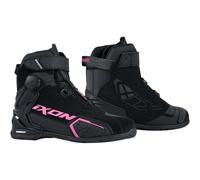 §Botas de Moto Mujer Ixon Bull 2 WP Negro-Fúcsia§