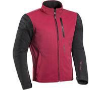 Ixon Brixton Chaqueta textil para motocicletas, rojo/negro, Talla S