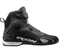 Ixon Bull 2 Air Zapatos de moto, Negro/Blanco, Talla 43
