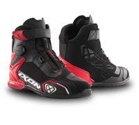 Ixon Bull 2 Air Zapatos de moto, negro/rojo/blanco, Talla 43