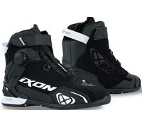 Ixon Bull 2 Zapatillas de moto impermeables, Negro/Blanco, Talla 41
