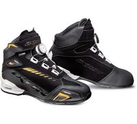 Ixon Bull WP L Señoras zapatos de motocicleta, negro-blanco-oro, tamaño 39 para Mujer