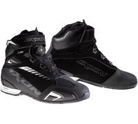 Ixon Bull WP Zapatos de motocicleta, negro-blanco, tamaño 40 para Hombres