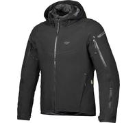 Ixon Burning Chaqueta textil de moto impermeable, negro, Talla XL