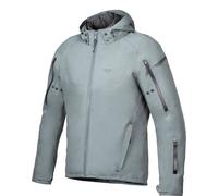 Ixon Burning Chaqueta textil de moto impermeable, Verde claro, Talla 3XL