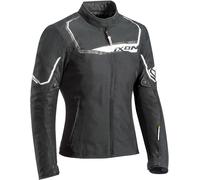 Ixon Challenge Chaqueta textil para motocicletas de señoras, negro-blanco, tamaño S para Mujer