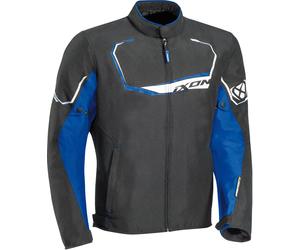 Ixon Challenge Chaqueta textil para motocicletas, negro-azul, tamaño S para Hombres