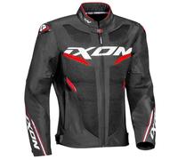 Ixon Draco Chaqueta textil para motocicletas, negro-blanco-rojo, tamaño L