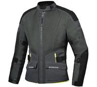 Ixon M-Njord Chaqueta textil de motocicleta, negro-verde, tamaño 2XL para Hombres