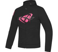 Ixon Touchdown negro/rosa Chaqueta textil de moto para mujer, negro-rosa, tamaño XS