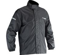 Ixon Compact Chaqueta de lluvia moto, negro, tamaño 5XL