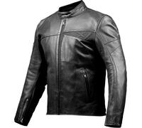 Ixon Cranky Air Chaqueta de cuero de motocicleta perforada, negro, tamaño 4XL para Hombres