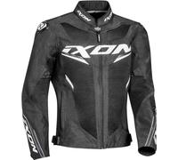 Ixon Draco Chaqueta textil para motocicletas, Negro/Blanco, Talla M