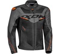 Ixon Draco Chaqueta textil para motocicletas, negro/gris/naranja, Talla 3XL