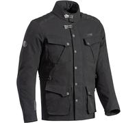 Ixon Exhaust Chaqueta de moto textil, negro, tamaño S para Hombres