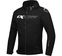 Ixon Fierce Chaqueta textil de motocicleta, negro-gris-blanco, tamaño 4XL para Hombres