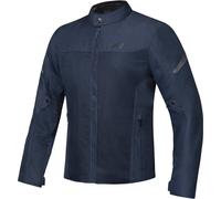 Ixon Fresh Slim Chaqueta textil de moto impermeable, Azul marino, Talla XXL