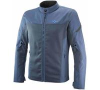 Ixon Fresh Slim Chaqueta textil de moto impermeable, azul, tamaño L para Hombres
