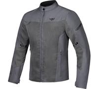 Ixon Fresh Slim Chaqueta textil de moto impermeable, gris, tamaño L para Hombres